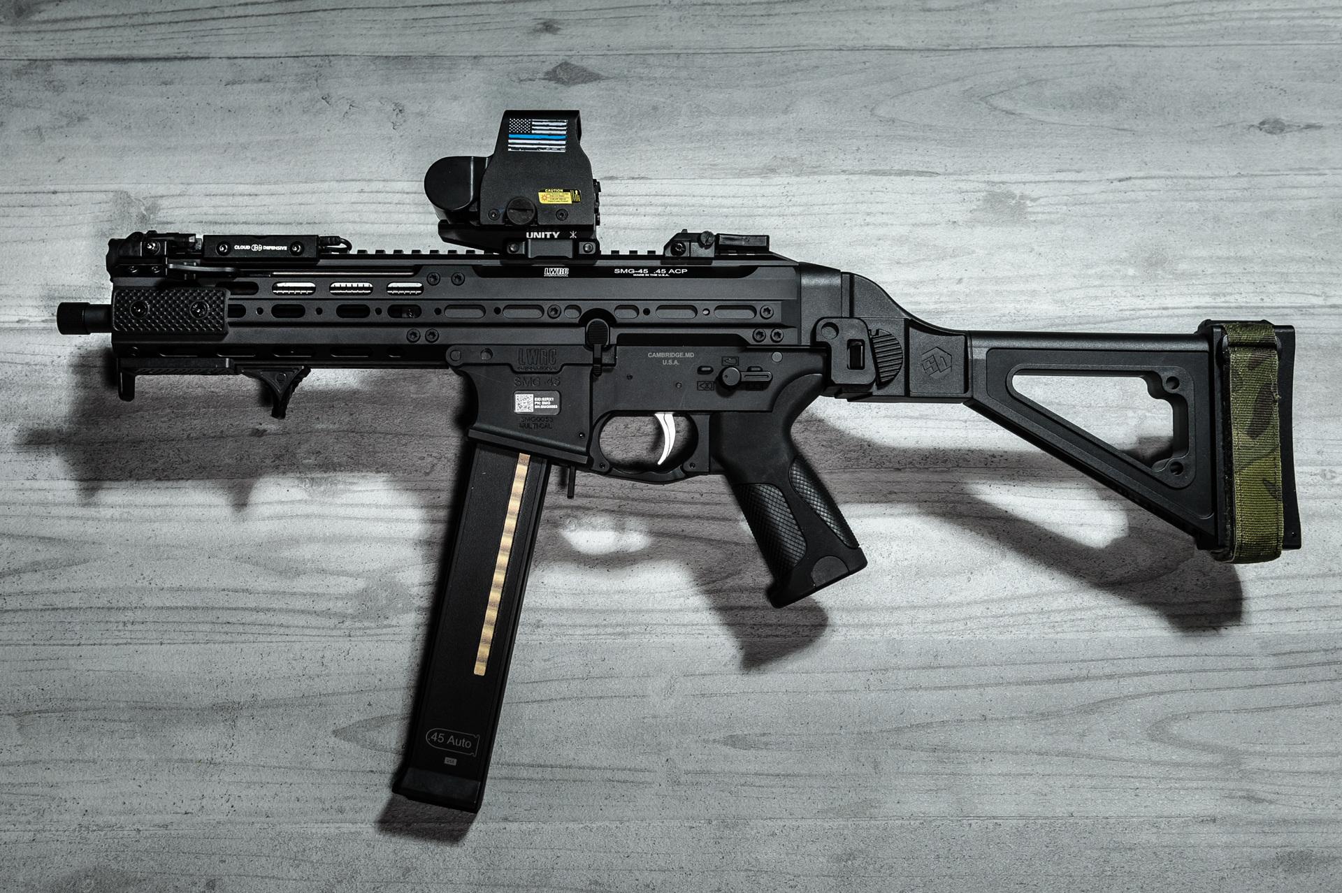 Double Eagle] LWRCI SMG-45 電動ガン