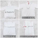このたたみ方だと出したりしまったりしてもバラけにくい？!覚えておきたいパーカーのたたみ方!