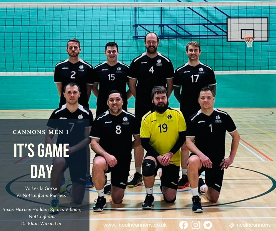 🏐THIS SATURDAY!🏐

Our Men 1 will be playing their final triangular of the season on Saturday and fighting to finish TOP OF THE LEAGUE!

Come along and show your support from 10:30 at the Harvey Hadden Sports Centre, Nottingham #comeoncannons