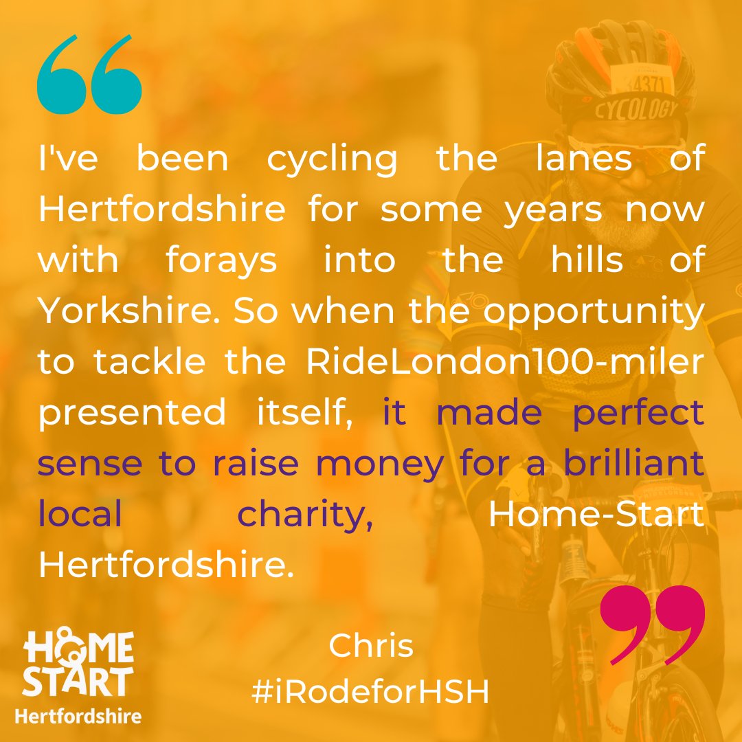 HomeStartHerts's tweet photo. Let us help you tick off ☑️ your bucket list whilst you help us raise money to support vulnerable families in #HERTFORDSHIRE
#FallforHSH: Sun 12th June @skydivesparky
#RideforHSH: Sun 29th May @RideLondon-Essex 100
Contact liz@home-startherts.org.uk
Bookings close 29/04/22 https://t.co/7OERPOrVqg