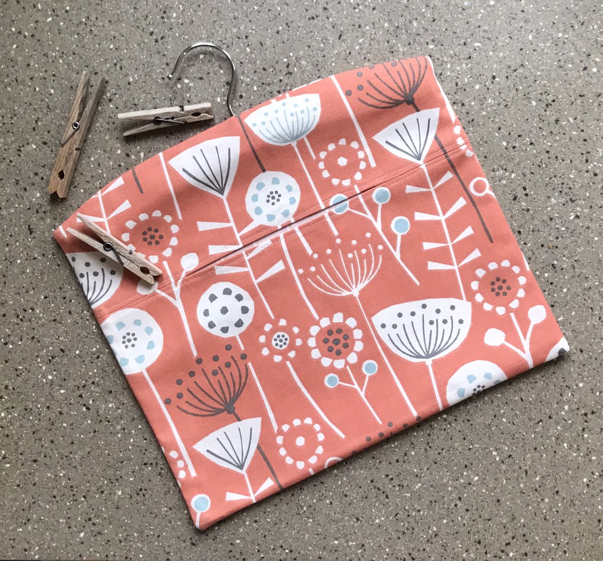 I can’t tell you much it makes me smile when I match a pattern perfectly on a peg bag without wasting lots of fabric in the process.  #fabricgoals #handmadewithlove