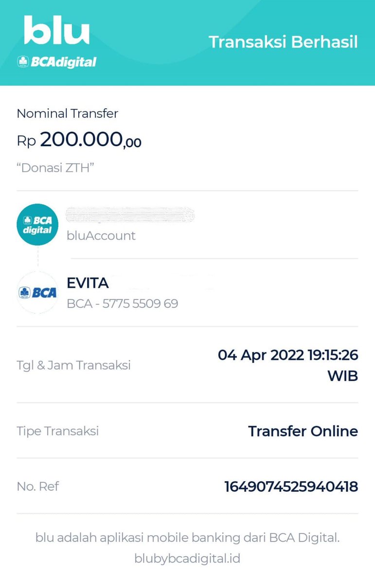 Zth_community's tweet photo. Total dana yang sudah terkumpul per tanggal 5 April 2022 sebesar Rp. 998.000,-
Terima kasih untuk teman-teman yang sudah berdonasi hihi. https://t.co/assvtyXlbl