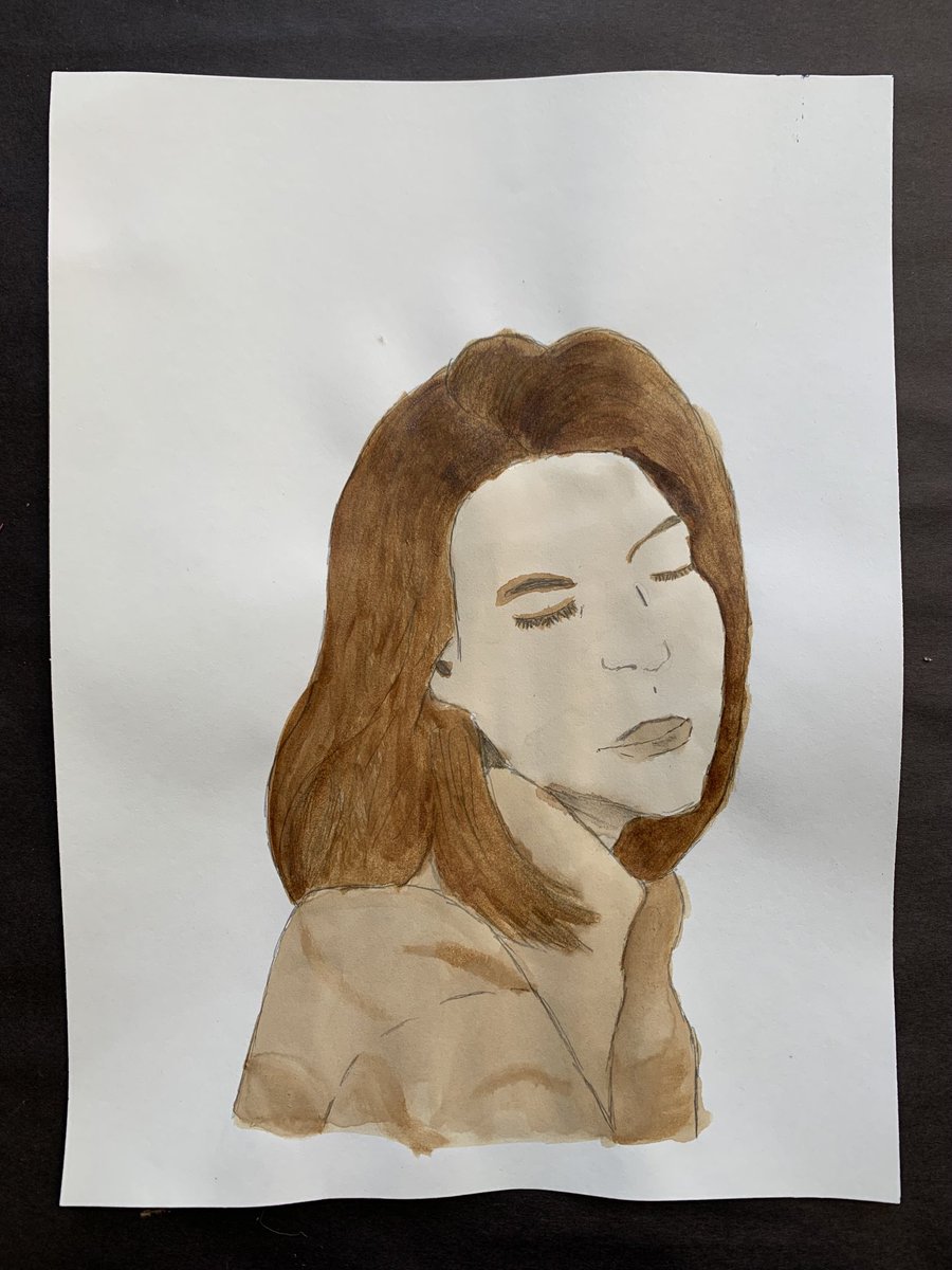 Using unconventional methods to create art! Check out some of Art 2’s coffee portraits and landscapes ☕️