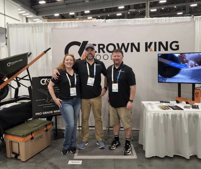 CrownKingTools's tweet photo. We’re Crown King official. Day 1 of the National Hardware Show is on. Stop by booth W2611E to see our wheelbarrow in action. @NHS_Show https://t.co/pm1P4eNkIS