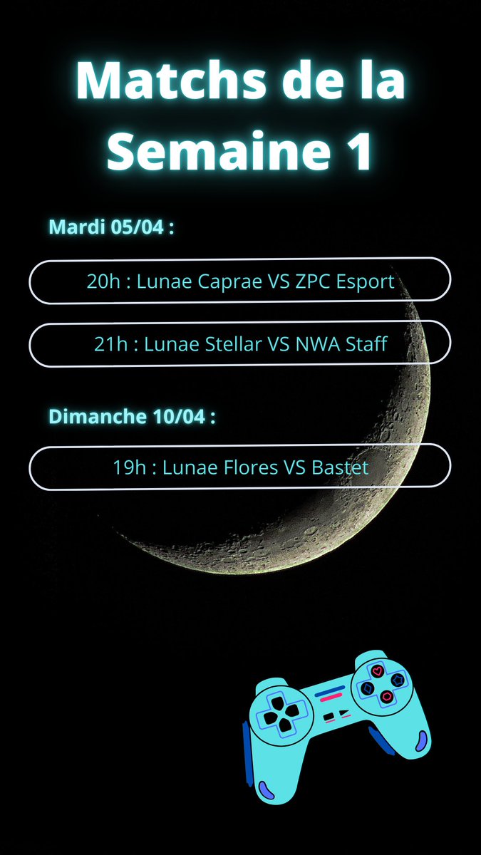 LunaeMilites's tweet photo. 🌕Les miliciens de la Lune partent pour un nouveau voyage.......LES RBRS !! 🌕

Venez montrer votre soutien sur notre discord et la chaîne Twitch des organisateurs. 🎮
#RBRS
#RocketLeague
https://t.co/6q8uMLNBeM https://t.co/iWKQlrFGsf