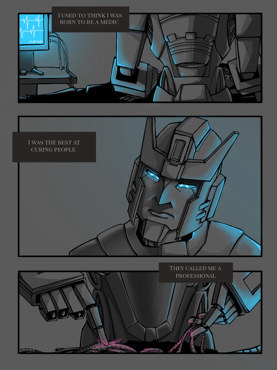urlocalrobosimp's tweet photo. A pharma comic? A pharma comic. #transformers #Transformersart #tfpharma #transformerspharma #mtmte https://t.co/AFiDVENM5x