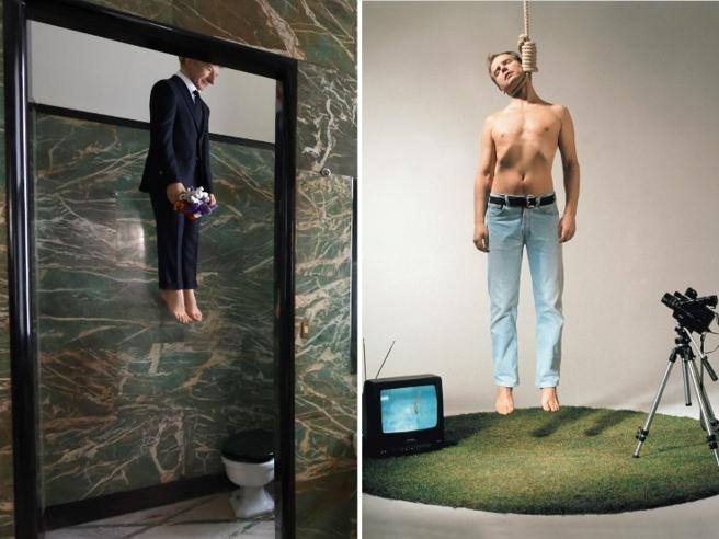 Roberto85534935's tweet photo. @nssmag What do you think of the comparison with Robert Gligorov's "Hangman" from December 1995? #gligorov #cattelan https://t.co/tyEzNv0gIz