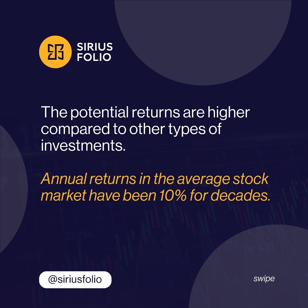 SiriusFolio_'s tweet photo. Investing in the stock market is one of the best ways to build wealth. 

Here are five solid benefits of stock investments to convince you to buy your first stock TODAY. 

#siriusfolio #investments #stockmarket #trading #stocks #wallstreet https://t.co/QurfyGJZjM