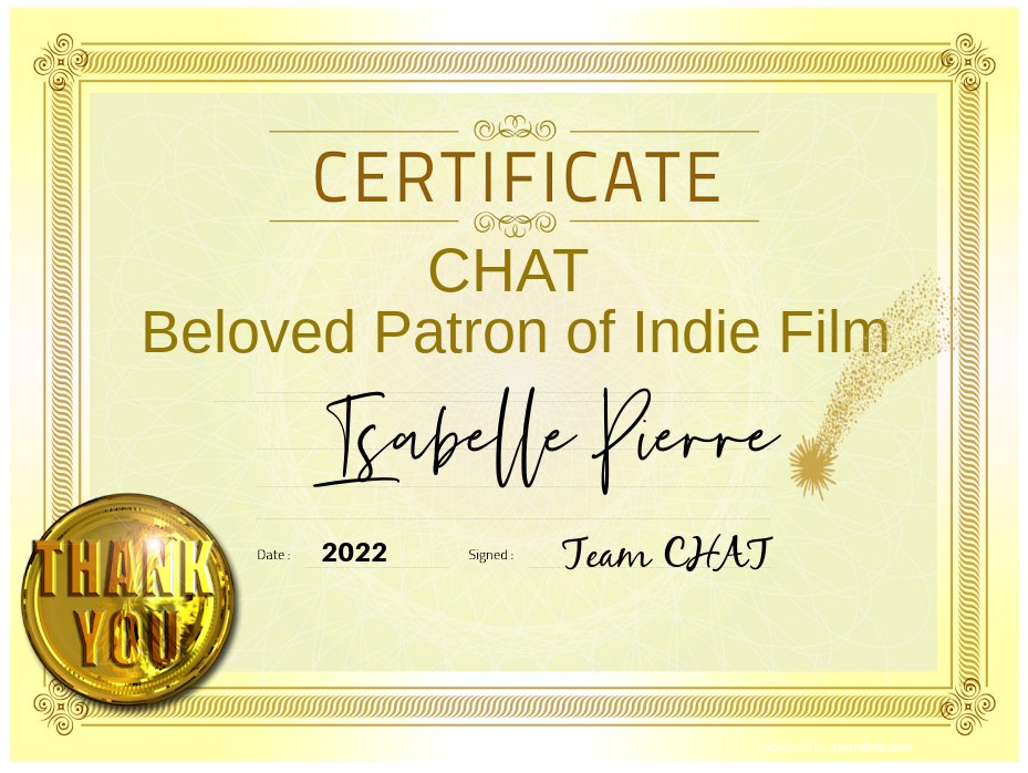 CHAT_shortfilm's tweet photo. New members to the #ChatTeam
Thanks for believing in this project!

Why join us with a pledge?

-Perks &amp; Sneak Peeks
-It's a Cool Club
-Support Indie Film
-Shoutout on Twitter
-Bragging Rights
-It's a film about online predators
RT please
#indiefilm 

https://t.co/uqQrDh8xnT https://t.co/dRAj0rmShY
