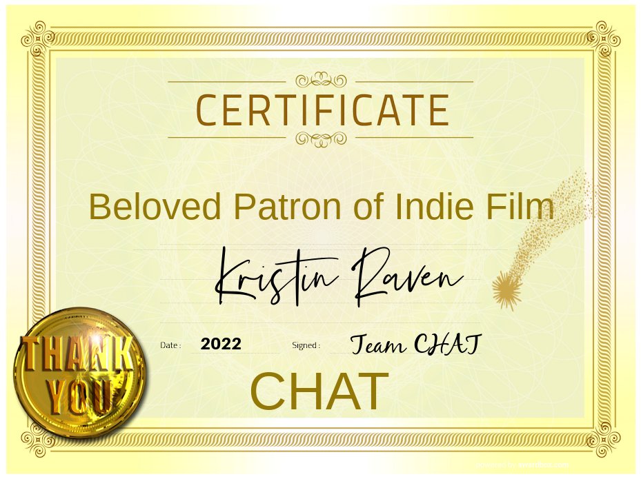 CHAT_shortfilm's tweet photo. New members to the #ChatTeam
Thanks for believing in this project!

Why join us with a pledge?

-Perks &amp; Sneak Peeks
-It's a Cool Club
-Support Indie Film
-Shoutout on Twitter
-Bragging Rights
-It's a film about online predators
RT please
#indiefilm 

https://t.co/uqQrDh8xnT https://t.co/dRAj0rmShY