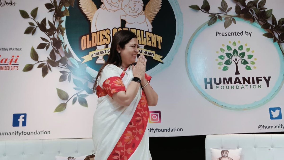 M_Lekhi's tweet photo. Pleased to be part of ‘Oldies Got Talent’;a unique show for those who are young at heart organised by @humanifyindia

It was amazing to watch the performances full of vim &amp; vigor presented by senior citizens of my constituency. Their zest for life is an inspiration for all of us! https://t.co/zMf5fGK8sd