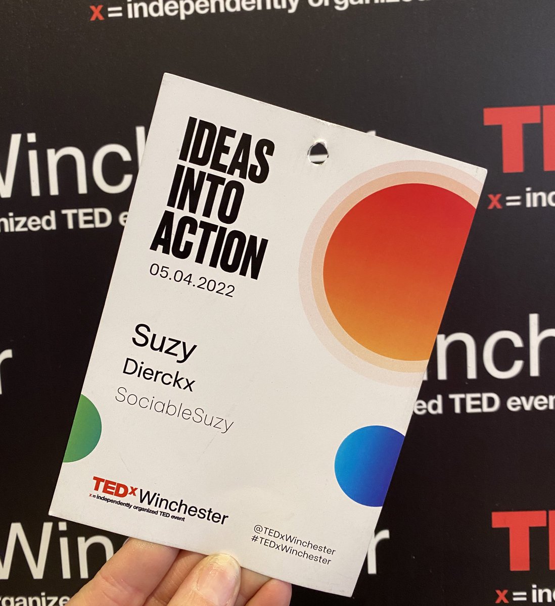 Thank you <a href="/tedxwinchester/">TEDxWinchester</a> for an awe inspiring day. 
It’s been incredible to listen to the fantastic speakers, see old and meet new faces, mingle amongst the curious whilst being immersed in thought provoking ideas. A powerful day. Roll on 2023! #tedxwinchester