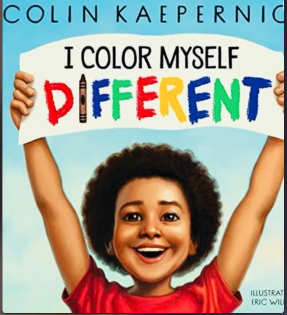 Happy Book Birthday to Colin Kaepernick’s I COLOR MYSELF DIFFERENT! Get ready for some full-on inspiration from this activist and athlete, who brings a whole new hue to picture books. Art by Eric Wilkerson makes you think differently about the beautiful brown crayons in your box.