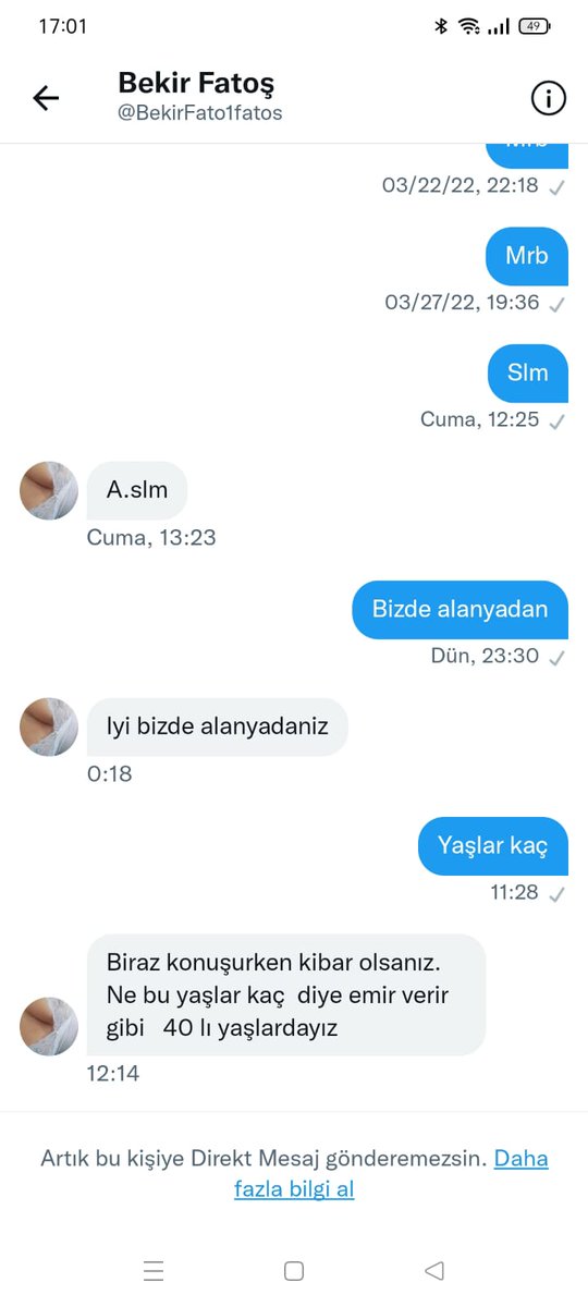 BaranAlev1's tweet photo. Sizce kim haklı
Herzaman diyorum tecrubesizler le uğraşmak zordur. https://t.co/EABdBs80Yi