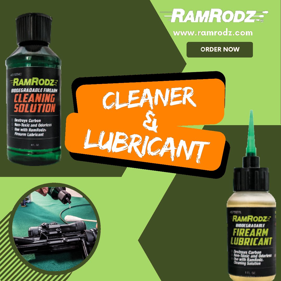 RamRodzInc's tweet photo. RamRodz® Cleaning Solutions and Firearm Lubricants are chemically engineered to work together for optimal results, providing deep cleaning and high-performance lubrication.

Learn more about our bundle here: https://t.co/VpmQG9V28u https://t.co/acgyVQjzxO