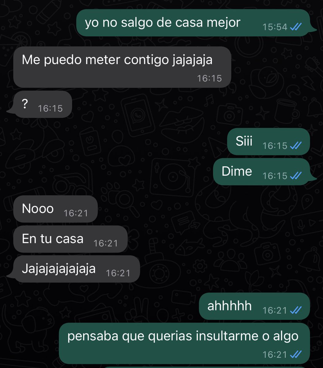 no pillo las directas imaginaos las indirectas