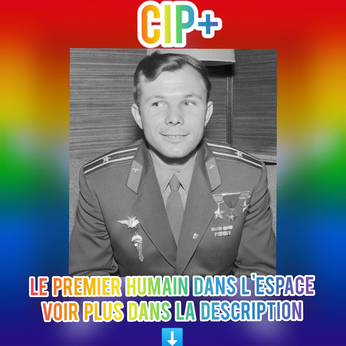 ConnaissanceAnd's tweet image. Youri  Alekseïevitch Gagarine,né le 9 mars 1934 et mort le 27 mars 1968, est un pilote et cosmonaute soviétique, premier être humain à avoir effectué un vol dans l'espace au cours de la mission Vostok 1, le 12 avril 1961, dans le cadre du programme spatial soviétique.