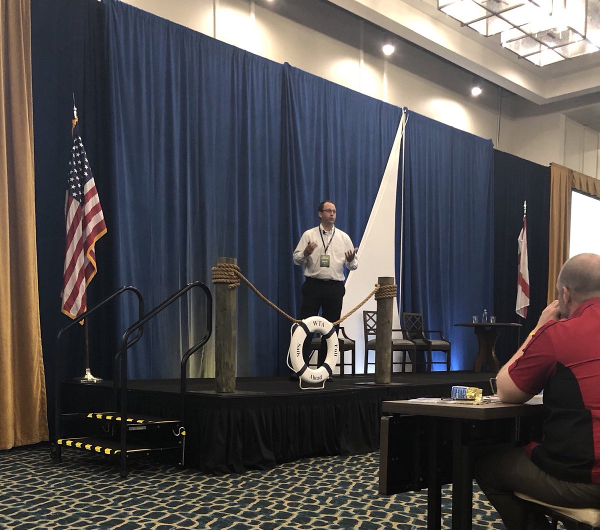 Nathan Weber on Executive Responsibility in Cyber Security at ⁦<a href="/WTAdvocates/">WTA - Advocates for Rural Broadband</a>⁩ educational forum. Be safe out there! ⁦<a href="/Vantage_Pnt/">Vantage Point Solutions</a>⁩