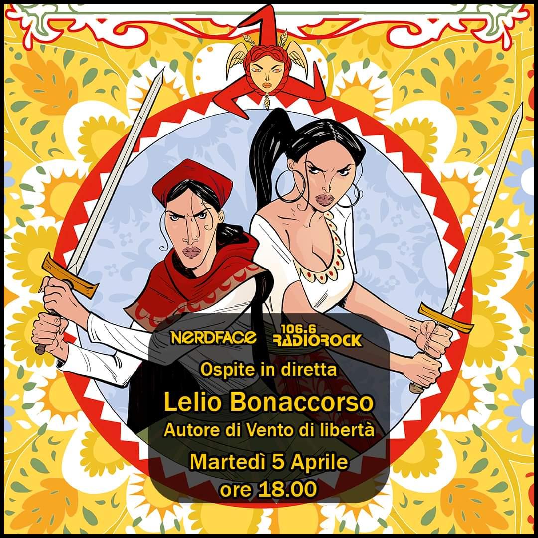 LelioBonaccorso's tweet photo. Oggi alle 18,00 sarò ospite della trasmissione Nerdface in onda su Radio Rock per discutere con Ludovico Lamarra di #ventodiliberta ,il mio ultimo libro edito da Tunué
Vi aspettiamo❤️🤟
@RadioRock106e6 #nerdface https://t.co/EAywP30fUg