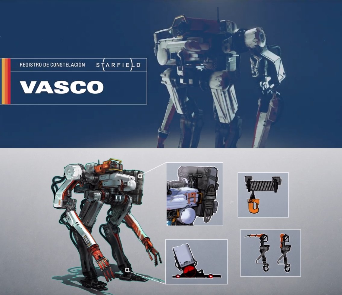 BiohazardGirl88's tweet photo. Nuevo video de @StarfieldGame !! Nos presentan a Vasco (me encanta el nombre XDD), un robot expedicionario que nos acompañará en nuestras aventuras!
Personalmente, me flipa el diseño! A vosotros?
Para ver los videos de avance, #JoinConstellation ! https://t.co/vMsFHA2OcK