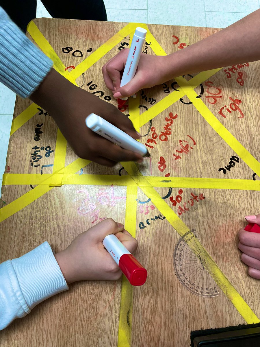 MsMaltez's tweet photo. Our 2 math stations today: Task cards and Hands on measuring angles! 📐 @StMatthews_DC @DurhamCatholic https://t.co/Vqm8s61Zdj