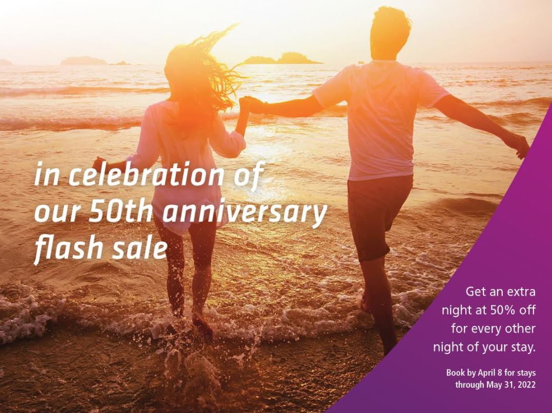 This year <a href="/coasthotels/">Coast Hotels</a> is celebrating its 50th anniversary with a 96-Hour Flash Sale now through April 8! Get an extra night at 50% off for every other night of your stay, for stays through 5/31.

Book today: bit.ly/CoastWenatchee…
#FiftyYears #CoastHotels #Wenatchee