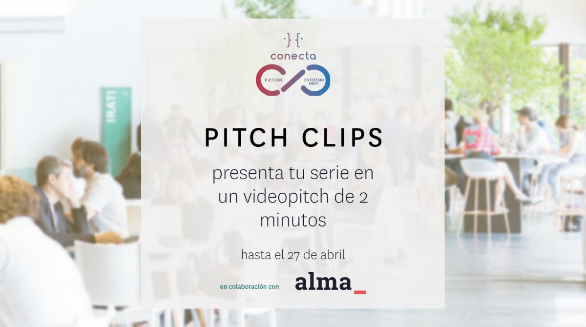 Conecta_Fiction's tweet photo. Una vez más, volvemos a colaborar con @almaguionistas lanzando una nueva convocatoria de #PitchClips en #Conecta. Si estás asociado al sindicato de guionistas de España, envía tu videopitch hasta el 27 de abril! https://t.co/5PZlgfmeGj https://t.co/Z5nsTjdsRb
