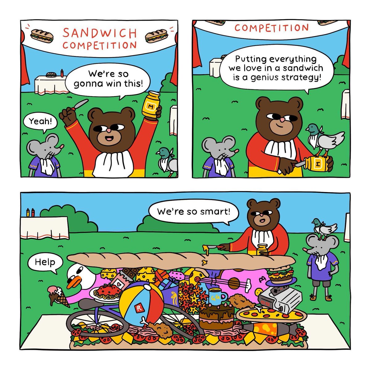 "everything we love..." they said 😂❤️🦆