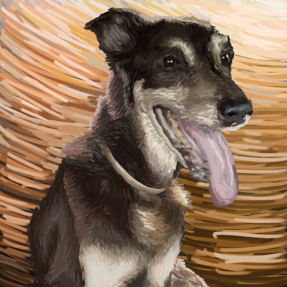 Dog🐕🐾  #digitalart #art #dogs #drawing #sketch #digitalpainting #dibujo #arte #artedigital #artistsontwitter #AdobePhotoshop