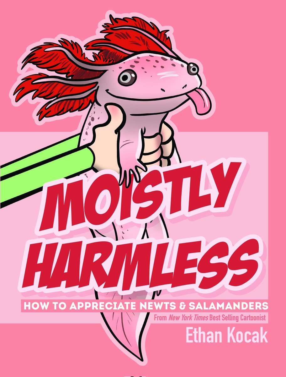 Moistly Harmless out now! | Endangered Art Books (@endangeredart) on Twitter photo Big news! Endangered Art Books is teaming up with NY Times best selling cartoonist and professional amphibian enthusiast <a href="/Blackmudpuppy/">Ethan Kocak - Left for Bluesky</a> to bring you his latest educational comic book, Moistly Harmless!
It'll be fun, funny - and full of newts! Big news! Endangered Art Books is teaming up with NY Times best selling cartoonist and professional amphibian enthusiast <a href="/Blackmudpuppy/">Ethan Kocak - Left for Bluesky</a> to bring you his latest educational comic book, Moistly Harmless!
It'll be fun, funny - and full of newts!