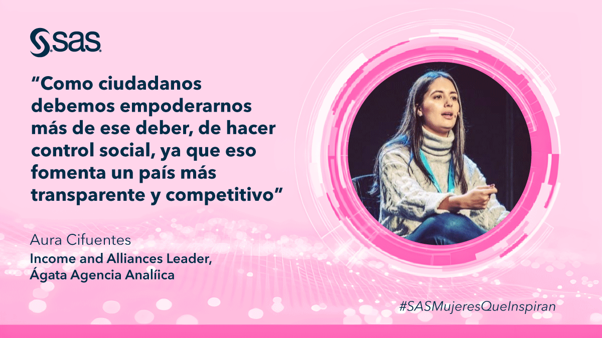 Sas_Colombia's tweet photo. ¿Cómo aprovechar los datos en el sector público para apoyar el desarrollo de un mundo mejor? Acompáñenos en este capítulo de #SASTalks, en el que @CifuentesAura de @agatadata, comparte algunas conclusiones sobre este tema. #SASMujeresQueInspiran. https://t.co/LxPayqqwZV 🗓📹 https://t.co/6JNALkfIgI