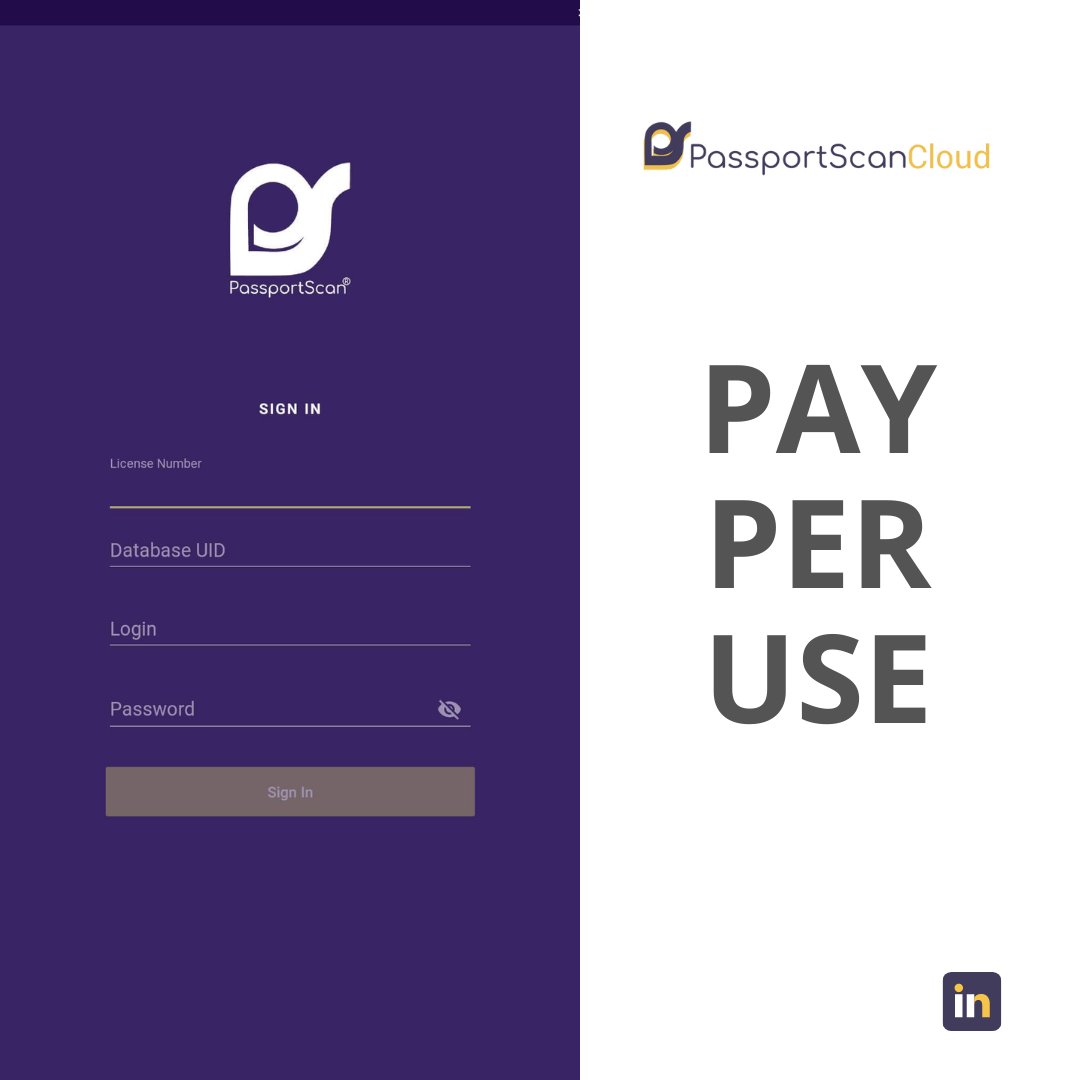 PassportScan's tweet image. 📇 You only pay for what you use. No activation cost, no maintenance cost, no license fees. The credit has no expiration date.

Sign up now and get 50 credits and test all the product features yourself. passportscan.net

#PassportScan #Scan #Documents #PayPerUse #Credi ...