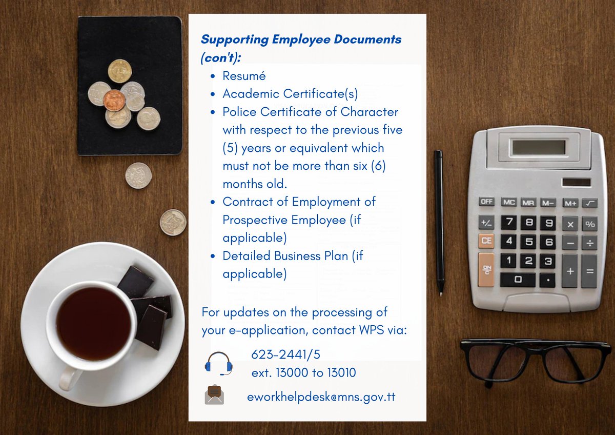 TTBizLink's tweet photo. #DidYouKnow: Work Permit Applications are submitted either for individuals or groups? That is correct!  Yesterday we shared an overview of the submission process. Today, we’re focusing on the requirements for an individual work permit. See the graphics below to “be in the know.” https://t.co/UHEaAKOZMD