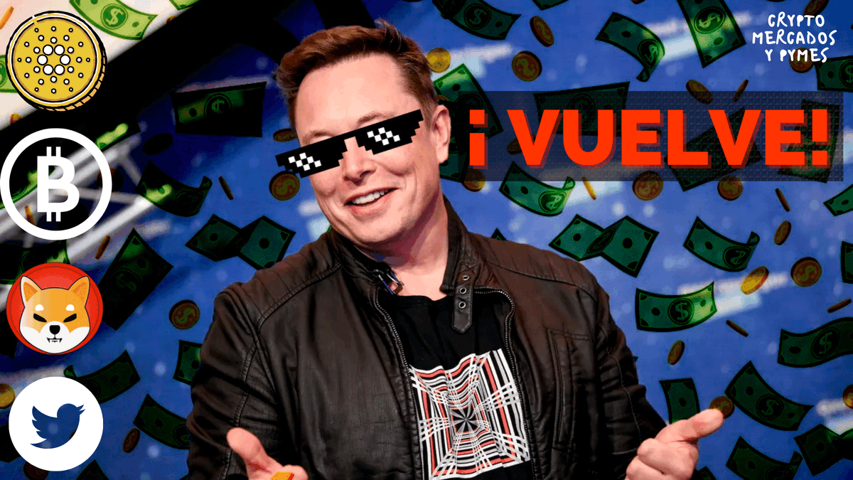 Crypto_Mercados's tweet photo. 👉 🔥 ELON MUSK DE NUEVO🔥 🚀 VIDEO: https://t.co/9uI9r3D9yG #bitcoin #btc #ethereum #crypto #shib #shiba #shibcoin #shibarmy #solana #cardano  #cryptonews #xrp #ripple #matic #polygon #metaverse #nfts #babydoge #ADA #terraluna #fantom #BNB https://t.co/tS9j1XI1Cm