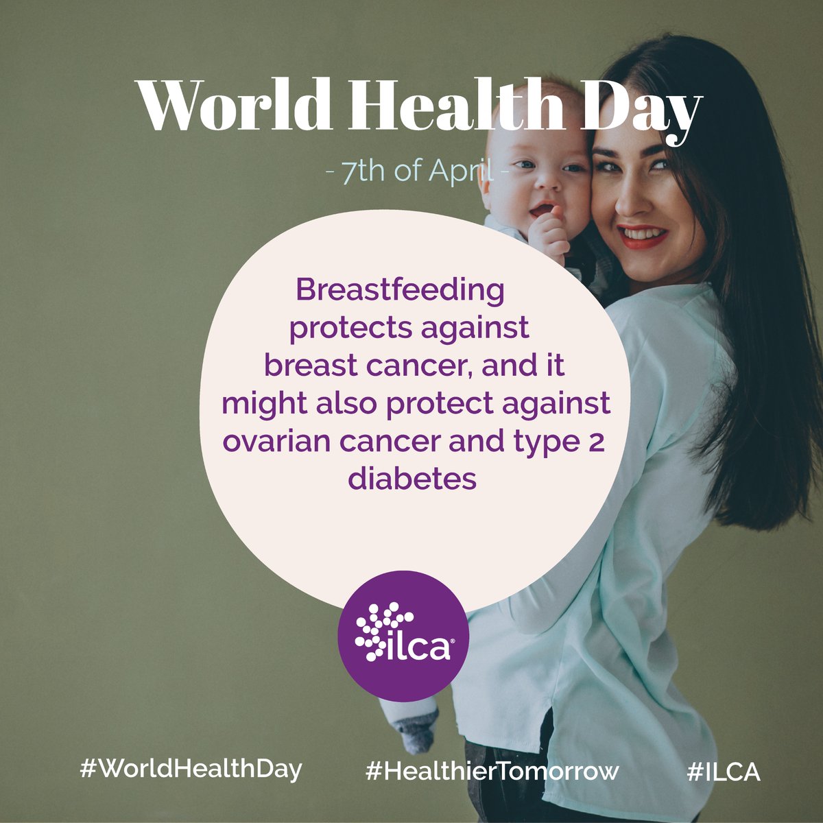 ILCA1985's tweet photo. Breastfeeding has health benefits for the nursing parents too!

Some cancers, type 2 diabetes, and high blood pressure are less common among women who breastfeed. 

🌎🌍🌏 #WorldHealthDay #HealthierTomorrow https://t.co/6Rx6YeMKgL