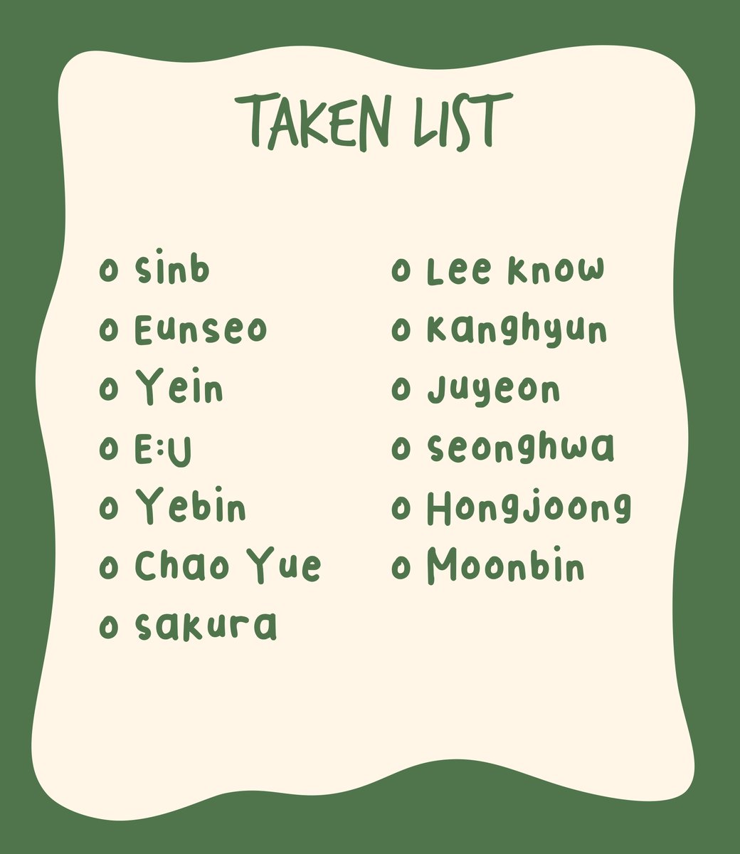 SlRENMIXX's tweet photo. Salutations! We are COF98 currently looking for 98 liners who need a squad. We preferably selective user, no nick, loyal with your chara and active. Leave a trace with your introduction if you are interested to be a part of us. The taken list on the picture! https://t.co/96p0NuPStR