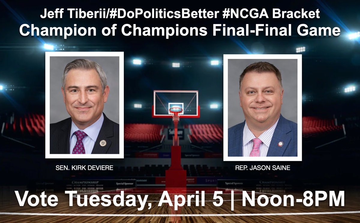 j_tibs's tweet photo. Thanks to @NewFrameInc and @skydiving11 for creating this promotional material that I fully expect @WRAL @ABC11_WTVD and @WNCN to run at 6pm, late in the game.
#ncpol #DoPoliticsBetter #ncpolbracket https://t.co/5vyBebTGwB