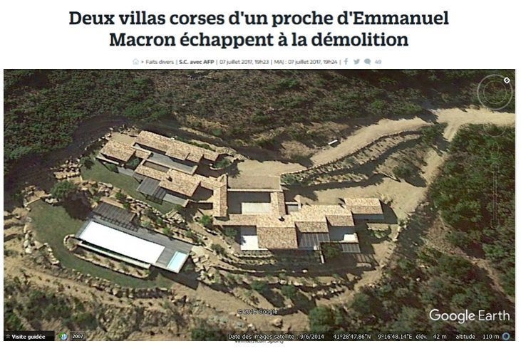 viorelionel39's tweet photo. Ces 2 luxueuses #villas #corses ont été construites illégalement sur un #site naturel protégé "identifié comme remarquable" par la #loi par #PierreFerracci, ami de #MacronAssassin et PDG d'#Alpha, qui détient le #CabinetDeConseil #Semaphores.
#AlphaGate
#McKingseyGate
#AlstomGate https://t.co/bzVUH1AkAp