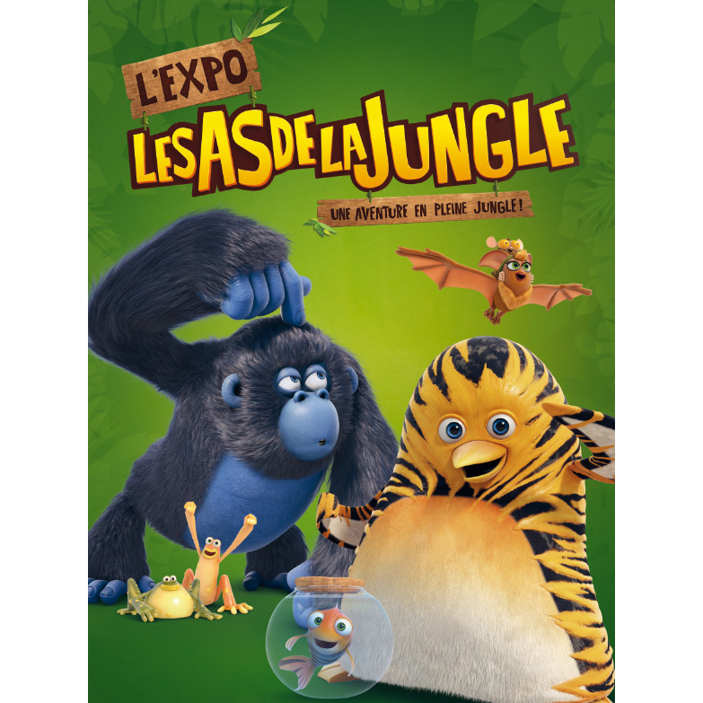 Du 11 juin au 11 septembre, les as de la jungle débarquent au Parc de Clères !
Ils ont une mission pour vous. Pendant cette exposition, il vous faudra résoudre des énigmes, répondre à des questions et trouver des codes, pour sauver l’un des personnages !  Prêts relevez le défi ?