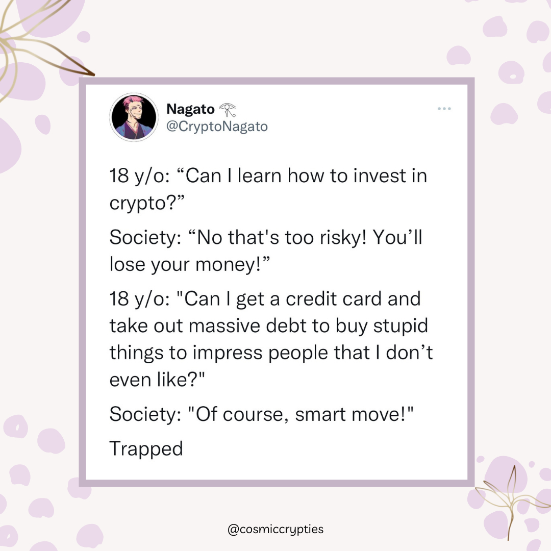 cosmiccrypties's tweet photo. 🧠 By becoming aware of the problems in the world, we can learn to make different choices. https://t.co/6YgCx1C1sU