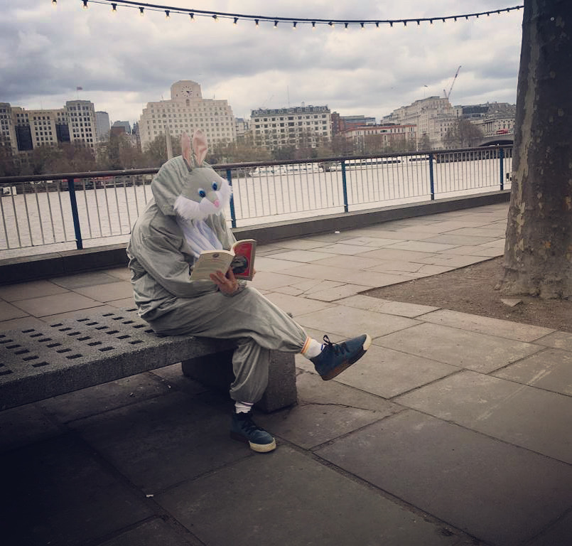 HackneyShowroom's tweet photo. We'd love for our Spring Bunny to visit every kid on Kings Crescent estate with a chocolate treat next wk. If you're able to spare some ££ for our fund you're a G! Any surplus will go towards the purchase of new books for #discolocolibrary https://t.co/MrXoU7bzdf #easterbunny https://t.co/VtOHUX7y8T