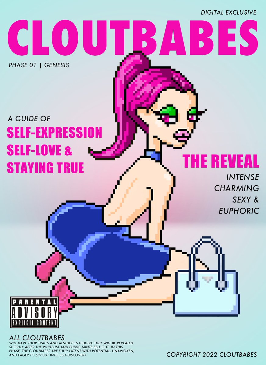 CloutbabesNFT's tweet photo. Our website is in Awakening mode! 
Go check it out: https://t.co/AdLa85ltV1 

#nft #cloutbabes #nftart  #womenpower https://t.co/Yp57YTVEoX