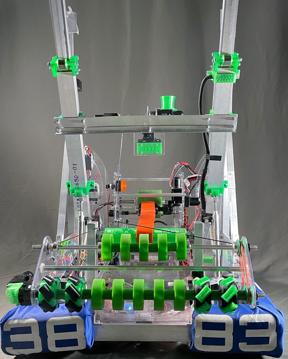 FRC3883's tweet photo. In honor of #RoboWeek, we are beyond excited to show off our 2022 #RAPIDREACT robot Vector! Come see it in at action at the Minnesota North Star Regional!
@FRCTeams @FIRSTweets
-
#firstforward #omgrobots #morethanrobots #makeitloud #FIRSTinspires #frcrapidreact #RobotReveal https://t.co/7IG1WT4tI0