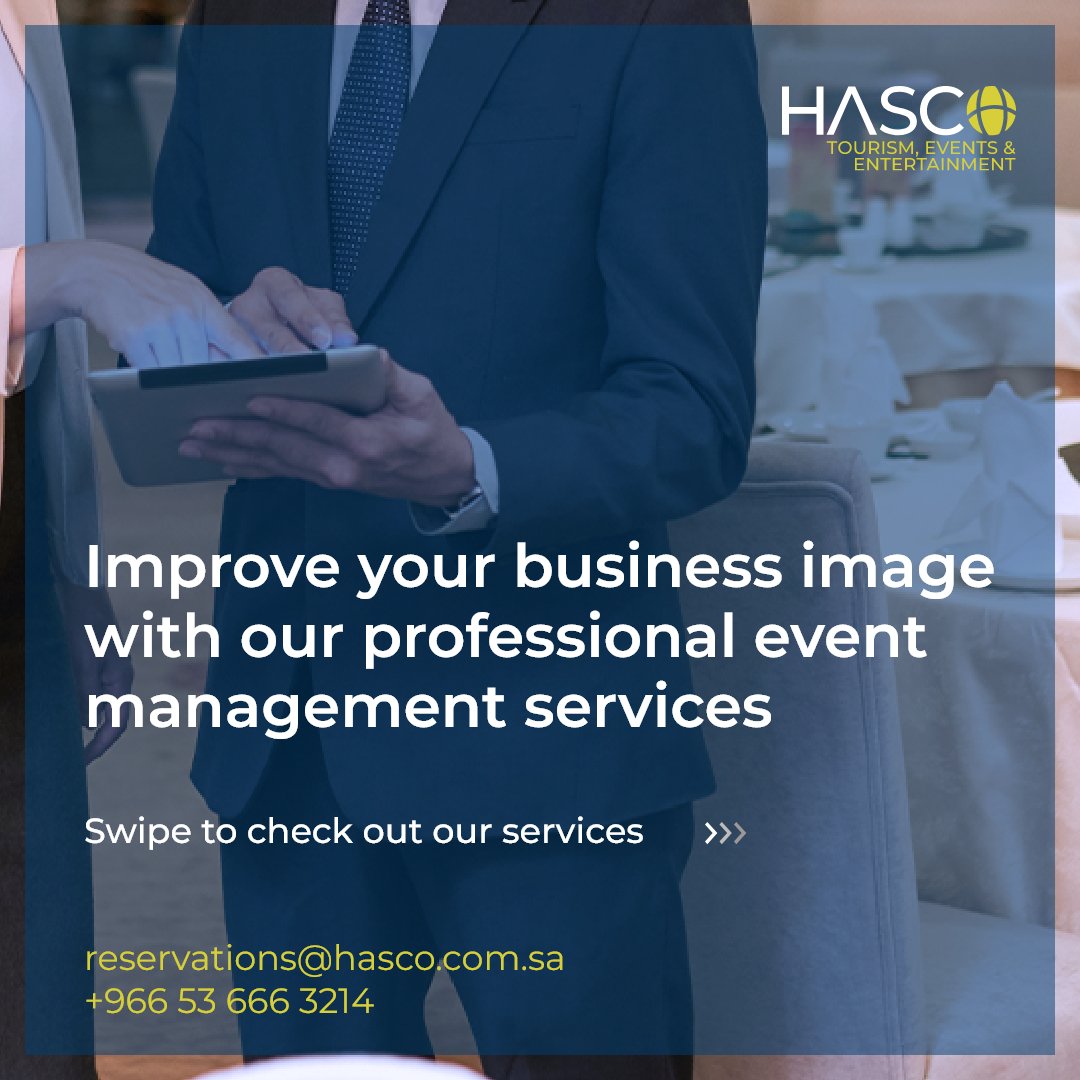 Hasco_group's tweet photo. We believe that each event is unique. 

Our Events Management Team brainstorms events to gather the best ideas, anticipate challenges and work with the objectives of the client, in order to provide stunning events that brings about optimal satisfaction for the customer. https://t.co/5prlFOD2IY