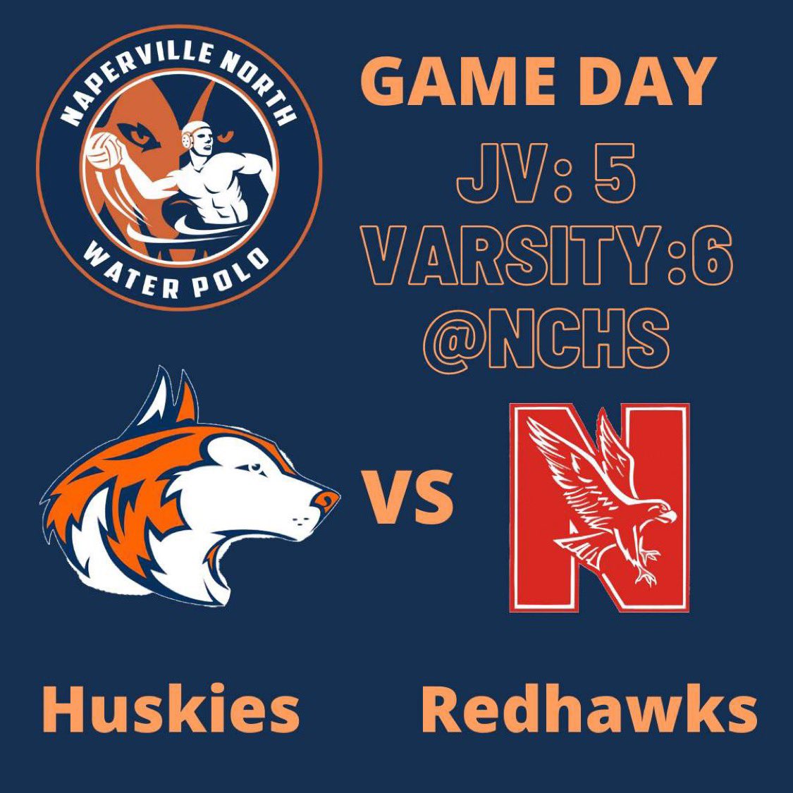 The huskies season resumes tonight as they face off against their crosstown rivals at Naperville Central #dawgfood