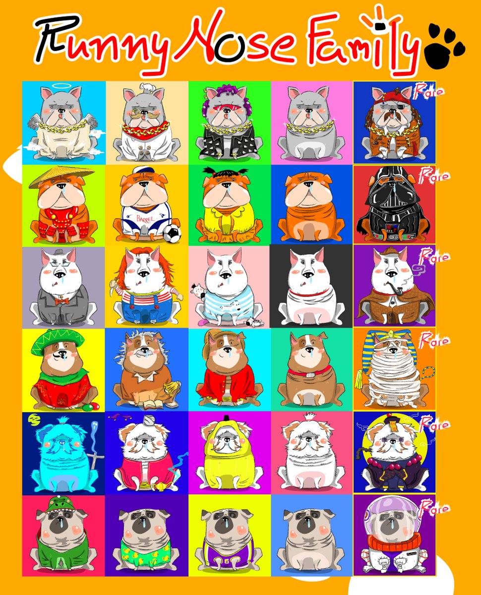 ดรอปครบตามโรดแมพเรียบร้อยครับสำหรับคอลเลคชั่นนี้ 24 ตัวธรรมดากับ 6 แรร์😄
Runny Nose Family drop all in collection now. It is 24 normal and 6 rare. ☺️
paras.id/collection/run…

#NEAR #parasnft #nearNFTs #nftdrop #NFTTHAILAND #NFTthai #NFTartist