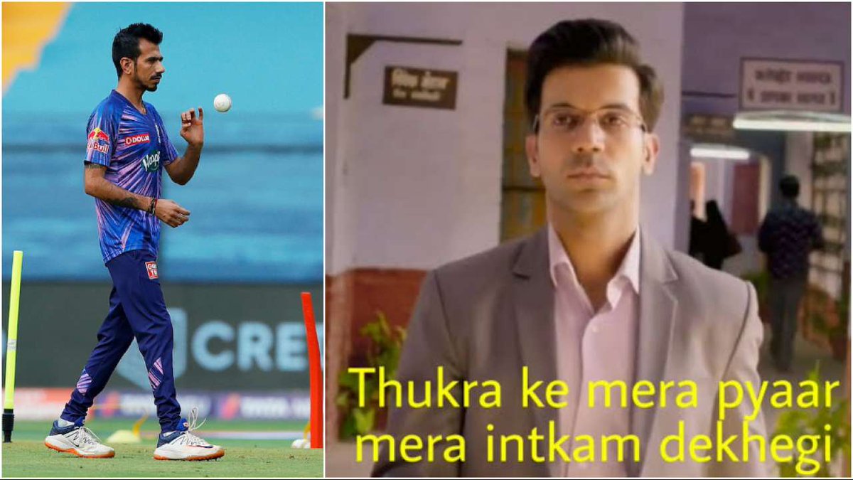 dna's tweet photo. #IPL2022 | Twitter was flooded with memes as ex-#RCB players Yuzvendra Chahal, Devdutt Padikkal and Navdeep Saini faced off against their old team

#RCBvsRR 

Read here: https://t.co/Kf5S7aUxgf https://t.co/z1WSekBfD5