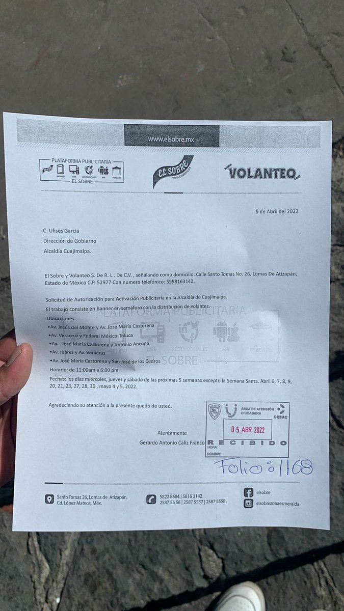 caliz_ze's tweet photo. @AdrianRubalcava estimado Alcalde gracias por la atención, le comento que fuimos recibidos en la Dirección de Gobierno. En base a la misma nuestra solicitud formalmente ha sido ingresada el día de hoy. Gracias por permitirnos trabajar en Cuajimalpa. https://t.co/rUVNorTjNb