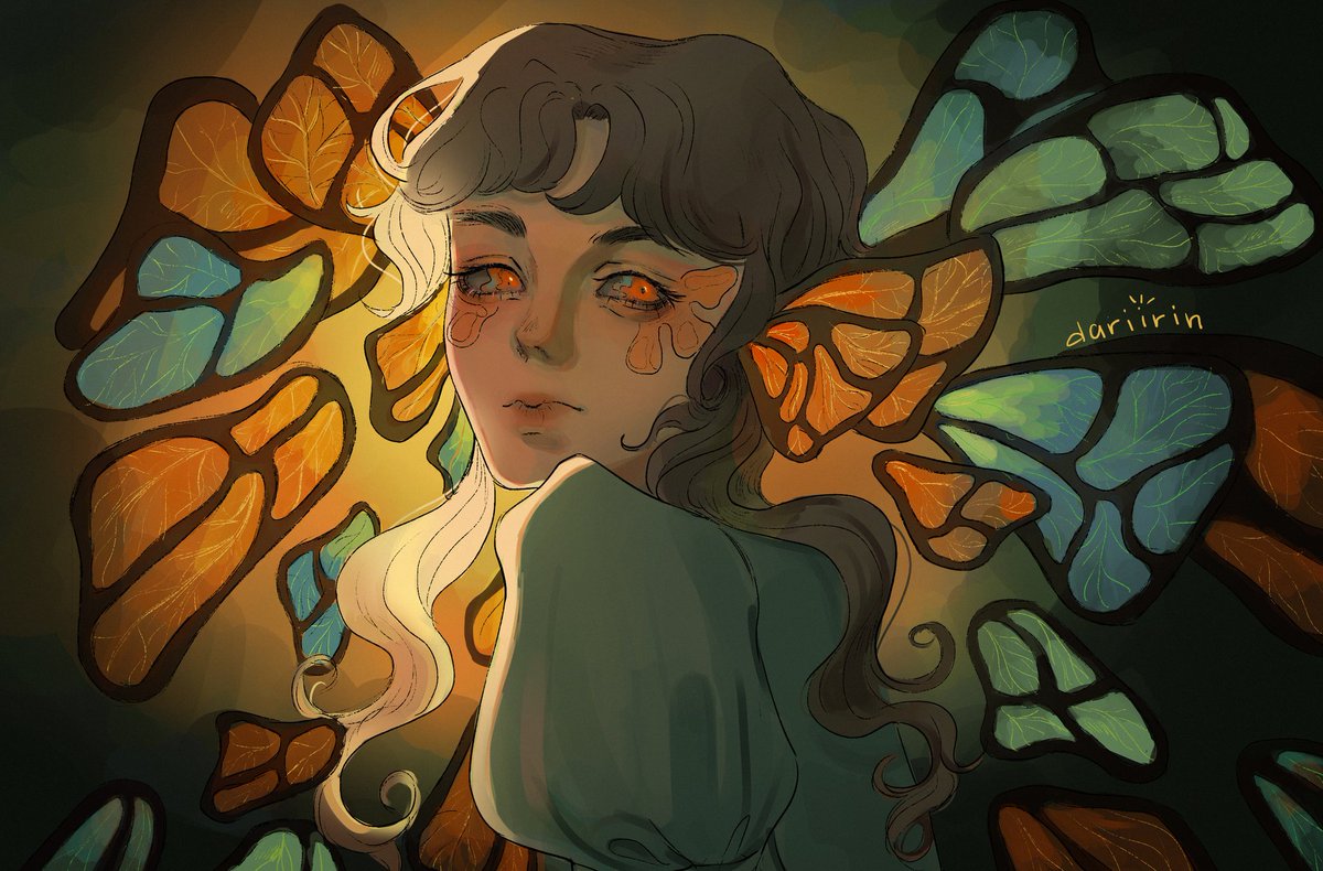 darriirin's tweet photo. Butterfly (2) #ArtistOnTwitter #artwork #fanart #artist #digitalart #anime #butterfly #drawings #animeart #digital #illustration #aesthetic https://t.co/gTiZXseHF9