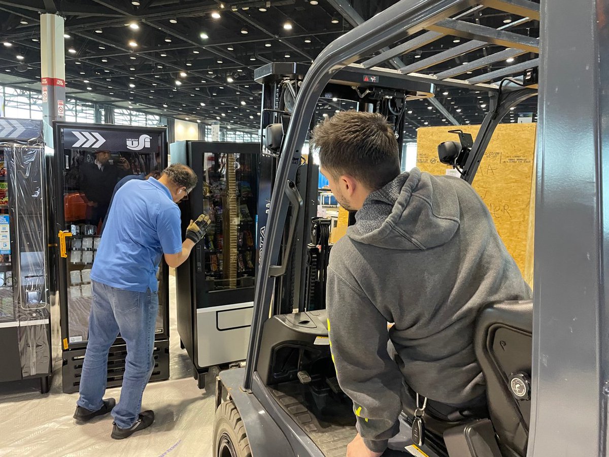 uselectit's tweet image. Our team is getting set up and ready to go for this week&apos;s @NAMAvending Show in Chicago! Don&apos;t forget to stop by Booth 1210 to see the latest in #vendingtechnology including our new Evoke Market. We will see you in Chicago!
bit.ly/3uSXLDf 
#thenamashow